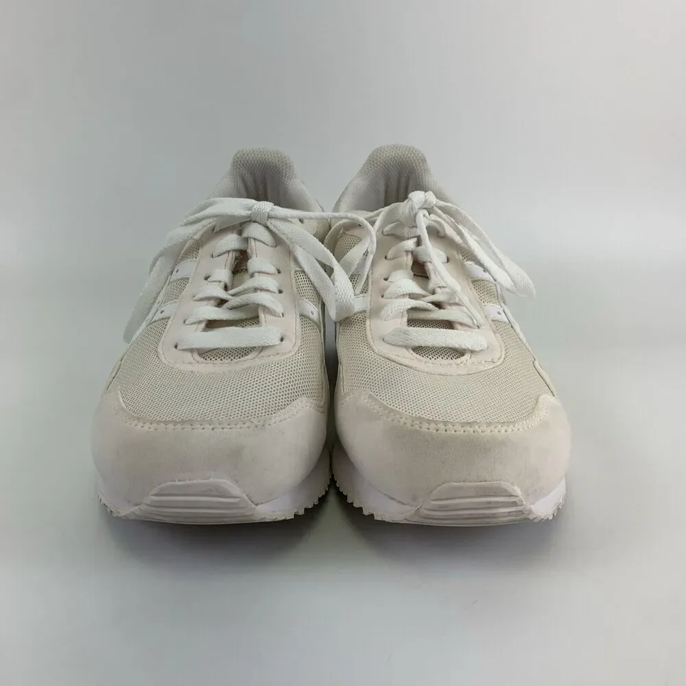 ASICS Tiger Runner Ginger Peach White Back Striped Low Lace Up Light Womens 8.5